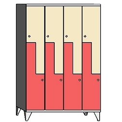 Z - PUKUKAAPPI pitkäovinen säätöjaloilla