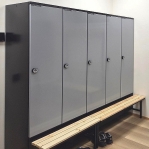 Locker with a bench, 1x400 1900x400x830