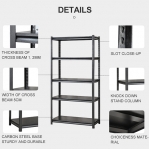 Storage rack 1982x1200x500, 5 levels