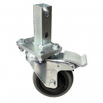 Pyöräsarja kiinnikkeineen, halkaisija 100 mm jarrulla MAXI hyllysarja