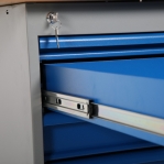 Worktable w. drawer un. 5 draw. 1600x800 mm, oak