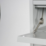 Tietokonekaappi 1730x280x640 mm harmaa