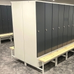 Locker with a bench, 1x400 1900x400x830