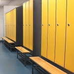 Locker with a bench, 1x400 1900x400x830
