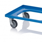 Tray trolley 620x420x168mm, blue