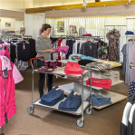 Pöytävaunu kahdella tasolla 1020x555x965