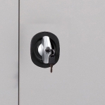 Arkistokaappi/ Toimistokaappi 4:llä hyllyllä 1950x915x457 RAL 7035/7035 osina