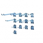 Double hook 55x25 mm, 3 pcs