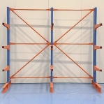 Set 3 L-Posts+12 Cantilevers 2500Hx3000Wx600, 5 levels