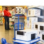 Potkupyörä lavalla 690x585mm, 150kg