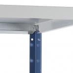 Peltihylly perusosa 2100x1000x300 200kg/hyllytaso,5 tasoa, sininen/Zn