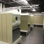 Locker with a bench, 1x400 1900x400x830