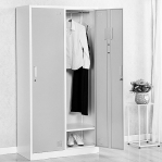 Peltikaappi 2-ovinen, 1820x600x500 mm, koottava säätöjalat 115 mm