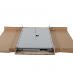 Työkalukaappi 3:lla hyllyllä 1800x900x400 RAL 5010 nopeasti kasattava