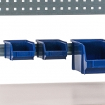 Seinäkisko poimintalaatikoille 1500 mm ilman laatikoita