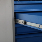 Työpöytä 2000x800 6-osaisella laatikostolla, vinyylipinnoite