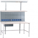 Laminoitu hyllylevy 1400x300x22 mm HPL ABS-reunalistalla