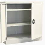 Lisähyllytaso 897x380mm matala hyllykaappi/ säilytyskaappi 900Kx900Lx450S, 7035