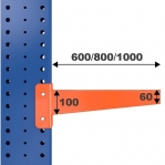 Uloke 1000 mm/400 kg oranssi STRONG