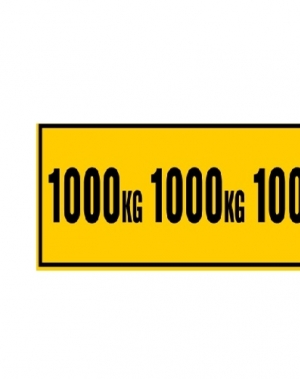 Load sticker 300mmx80mm
