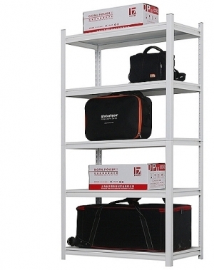 Storage rack 1982x1000x300, 5 levels Light Grey