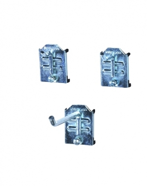 Single hook 10 mm, 3 pcs