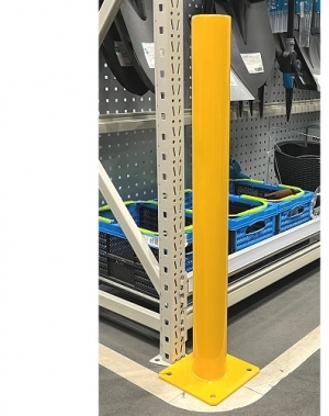 Törmäyssuoja tolppa, 900 x 90 x 3 mm