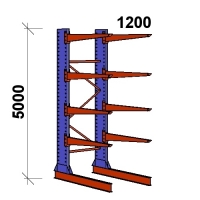 Ulokehylly perusosa 5000x1500x1200,5 tasoa