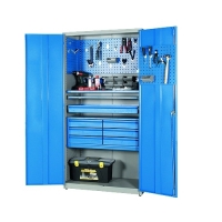 Workshop cabinet 2000x1020x540 RAL 7038/5005