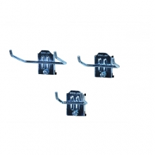 Angled hook 50x40 mm, 3 pcs