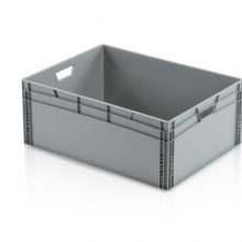 Plastic box 800x600x320, grey