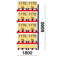 Add On bay 6000x1800 1170kg/pallet,10 EUR pallets