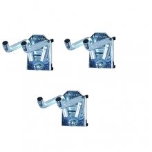 Double hook 55x25 mm, 3 pcs