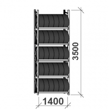 Rengashylly perusosa 3500x1400x500, 5 tasoa,500kg/taso MAXI