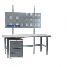 Workstation 1500x800 with steel top