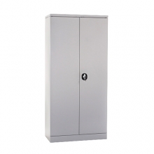 Peltikaappi/ Hyllykaappi 4:llä hyllyllä 1950x915x457 RAL 7035/7035 harmaa osina