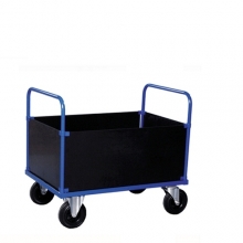Trolley with box body high 1000x700x900mm, 500kg