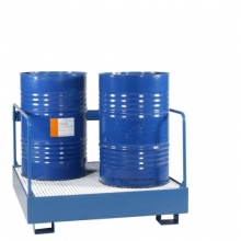 4 drums standing with safety railing 1250x1200x910